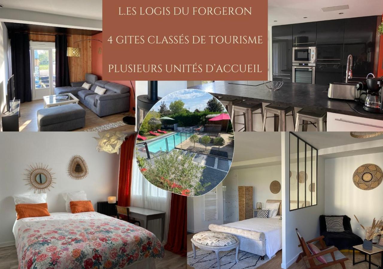Les Logis Du Forgeron, Gites De Groupe Entre Loire & Vignes Saint-Jean-des-Mauvrets Bagian luar foto